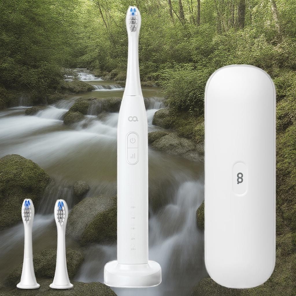 오아 여행용칫솔 스윙바스 좌우 회전 음파 전동 칫솔 OORL-016WH 화이트 1개