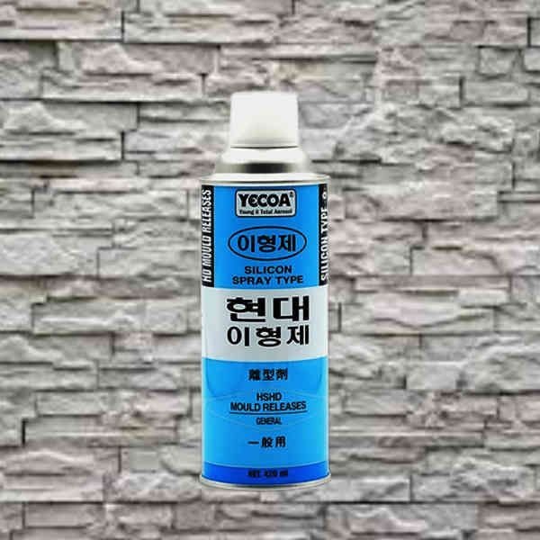 Yecoa 현대 이형제1차 420ml 실리콘오일 자동차 외부부싱 소음방지 타이어광택 윤활 금형 인쇄 등 빨대노즐포함 623471