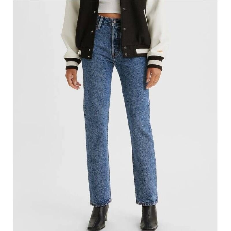 <매장정품> LEVI'S 리바이스 여성 501 스트레이트핏 데님 청바지 중청 12501-0438_30 12501-0438_GJW 2104729
