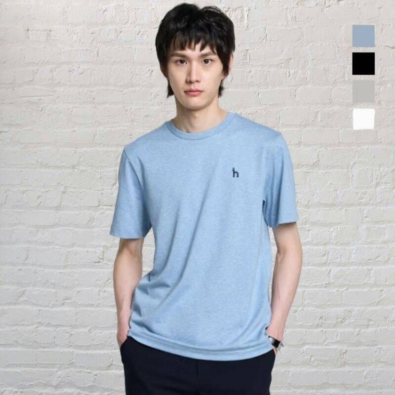 <매장정품> HAZZYS 헤지스 [26SS][4컬러 택1] 남성 로고자수 면혼방 반팔티셔츠 HZTS6B501 HZTS6B501_4_BONON 2102053