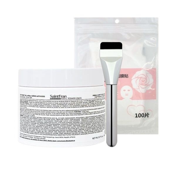세인트프랑 링클 케어 트리트먼트 크림 150ml+밀착브러쉬+페이스커버 100매