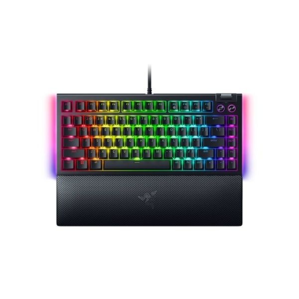 RAZER 레이저코리아 유선 기계식 키보드 BlackWidow V4 75% 블랙위도우 오렌지축 한영자판 블랙USB 4203675