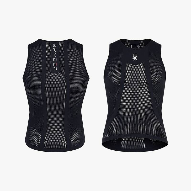 <매장정품> SPYDER 스파이더 남성 사이클 심리스 슬리브리스 탑 SPJPCNSL501MBLK SPJPCNSL501MBLK-IC 2101435