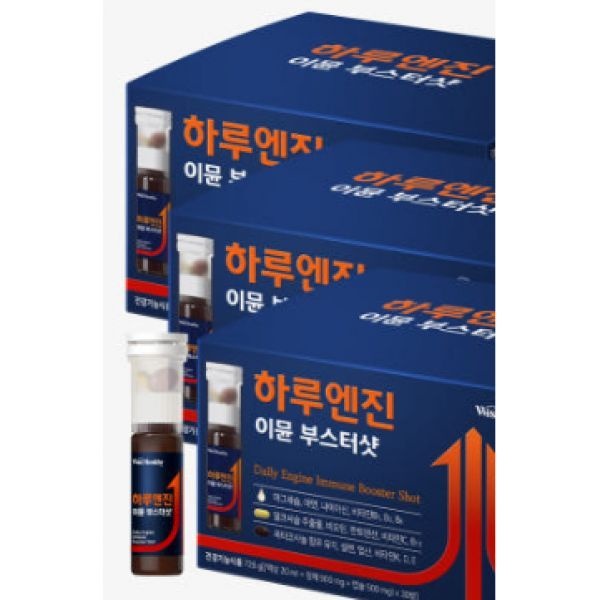 삼진제약 위시헬씨 하루엔진 이뮨 부스터샷 30개입, 3개