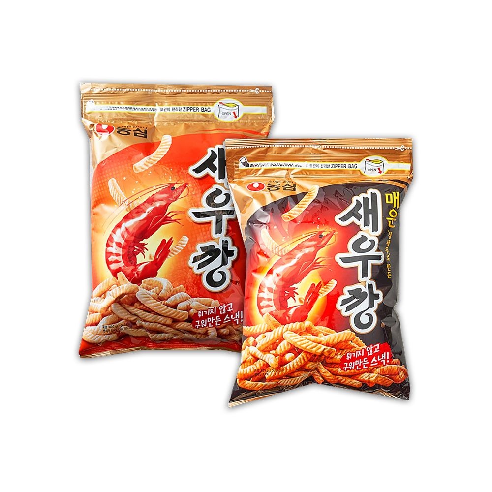 새우깡 400g 2봉 + 매운새우깡 400g 2봉 대용량