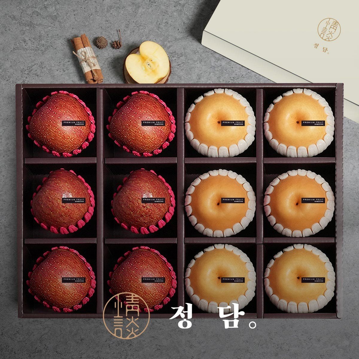 신세계백화점 과일선물세트 프리미엄 혼합과일 특품 9호 사과6개 배6개 (7 5kg)