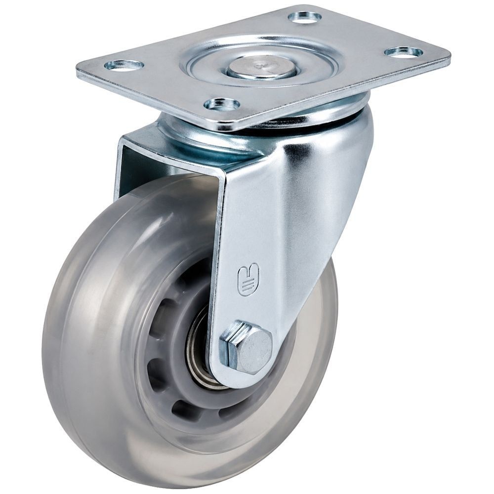 경량 소형 캐스터 회전바퀴 2.5인치/63mm 1개 무소음 베어링용