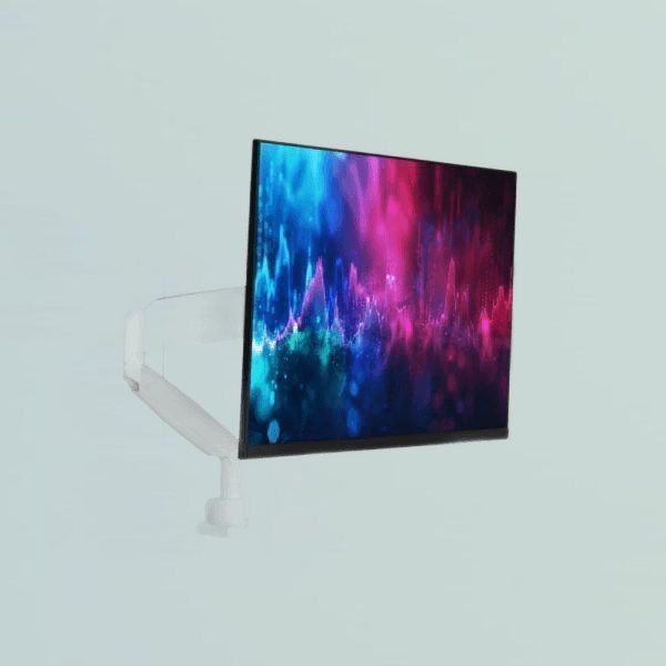카멜마운트 싱글 화이트 색상 고중량 모니터 거치대 모니터암 스탠드 MSS1H W 612995