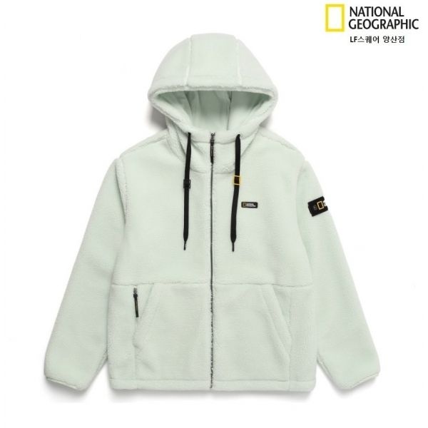내셔널지오그래픽 남녀공용 코스토니 FLEECE 뽀글이 후드 F-ZIP  N234UFJ910