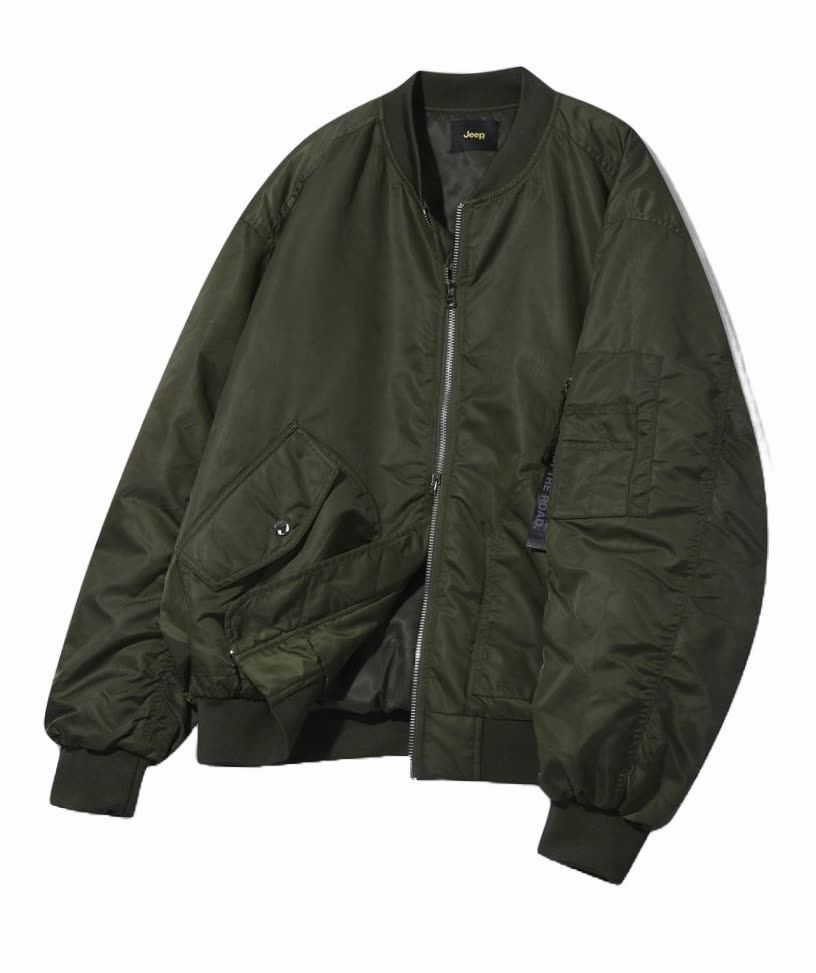 JEEP 2way MA-1 포켓 항공점퍼 KHAKI (JQ5JPU001KH)