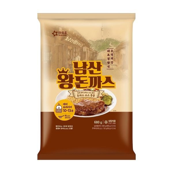 아워홈 남산 왕 돈까스 680g, 1개