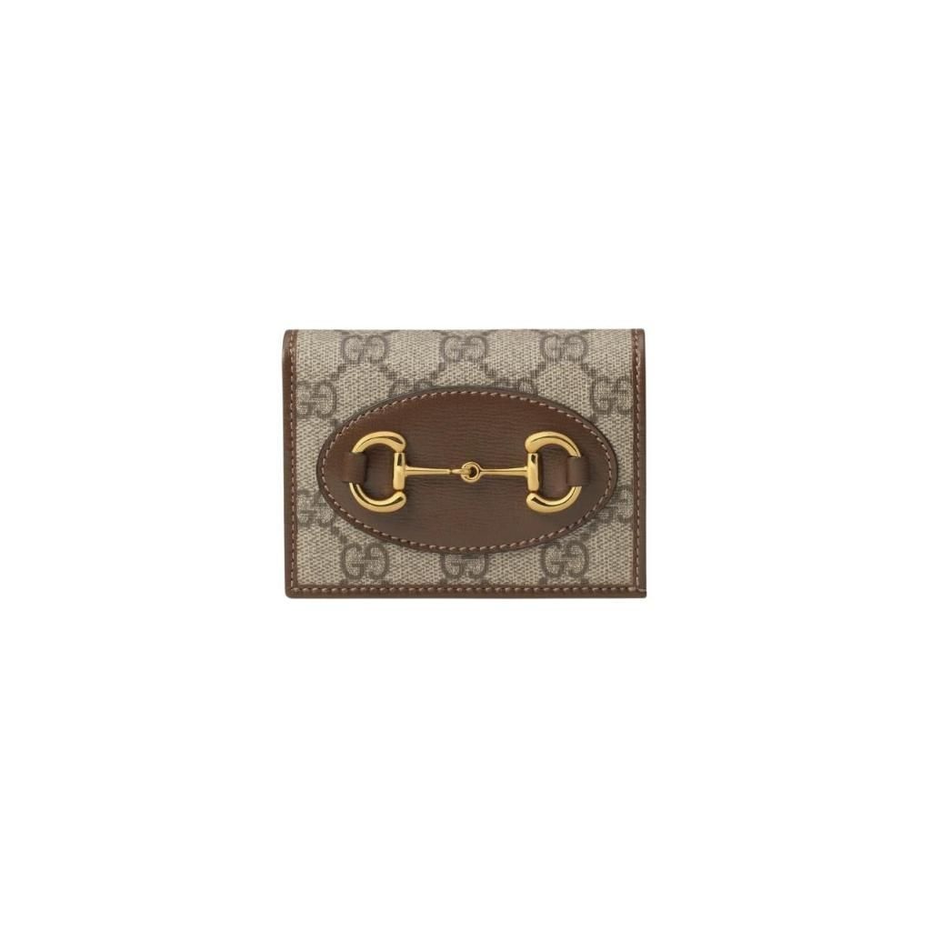 [해외] 구찌 홀스빗 1955 카드 케이스 지갑 브라운 621887-92TCG-8563