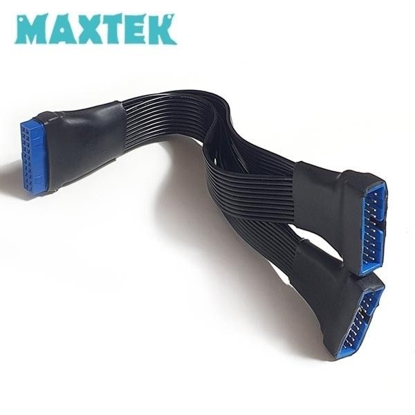 MAXTEK 맥스텍 USB3.0 19P20P 메인보드 연장 2분배 케이블 MT426 4204953