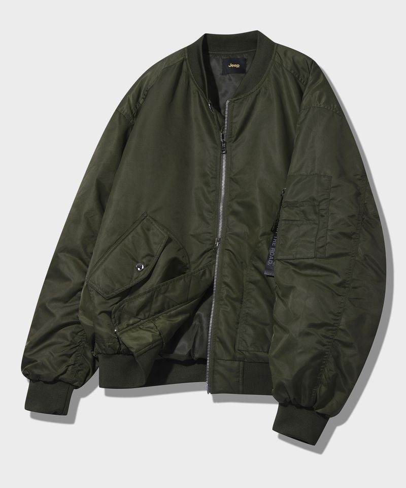 지프 JEEP 2way MA-1 포켓 항공점퍼 KHAKI (JQ5JPU001KH) JQ5JPU001KH 208888