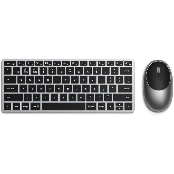 [해외] Satechi 사테치 Slim X1 블루투스 백라이트 키보드 M1 무선 마우스 충전식 Type C 포트 2022 MacBook Pro Air M2 2021 Max iMac Mac Mi
