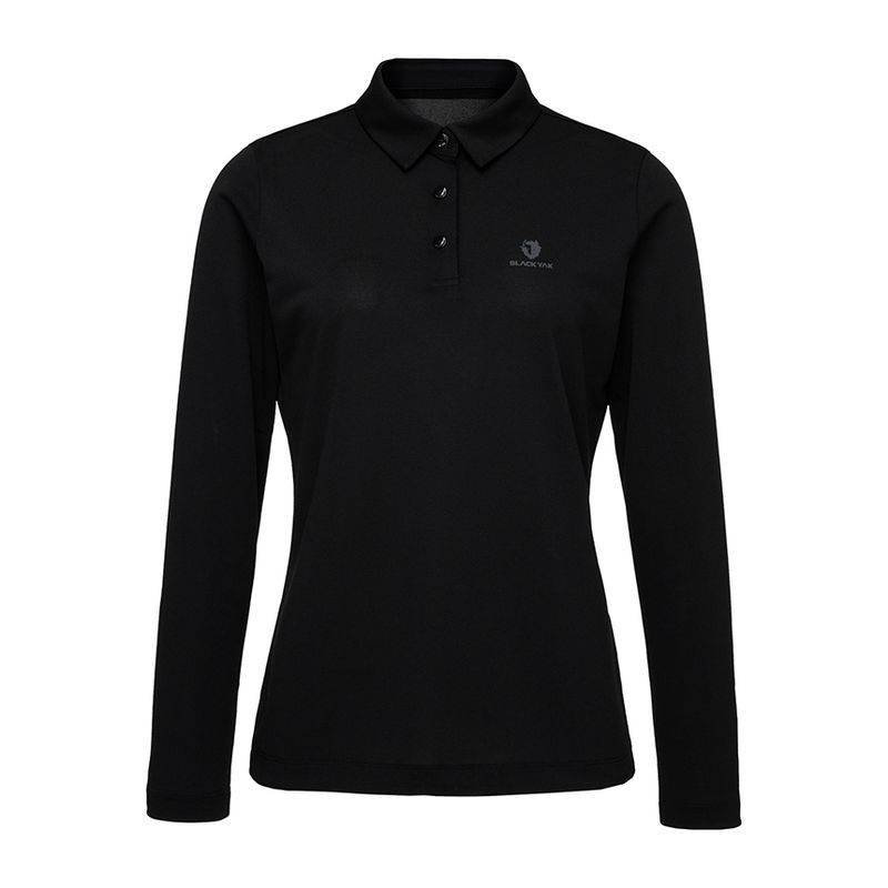 <매장정품> BLACKYAK 블랙야크 여성 데일리 카라 긴팔티#2_BK 1BYKTSV501BK 2070236
