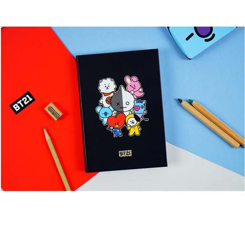 스튜디오8 BT21 홀로그램 양장 노트 96매