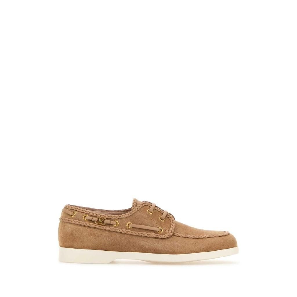 발렌티노 [X45]valentino 6W2S0LR4JZM WRP Skin pink suede loafers 여성 로퍼 가죽로퍼 페니로퍼 테슬 드라이빙