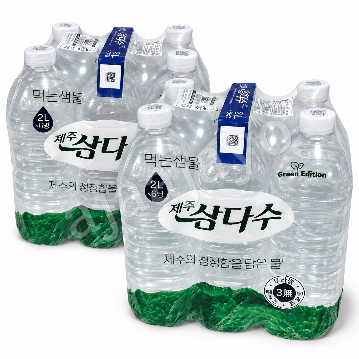 삼다수 2L 12병 (유/무라벨 랜덤) 2리터 제주도 생수 먹는물
