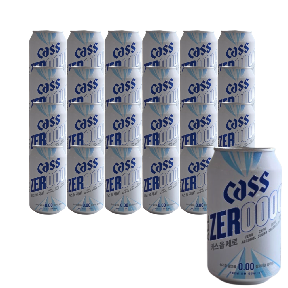 카스올제로(0.00) 330ml x24캔 무알콜 탄산음료
