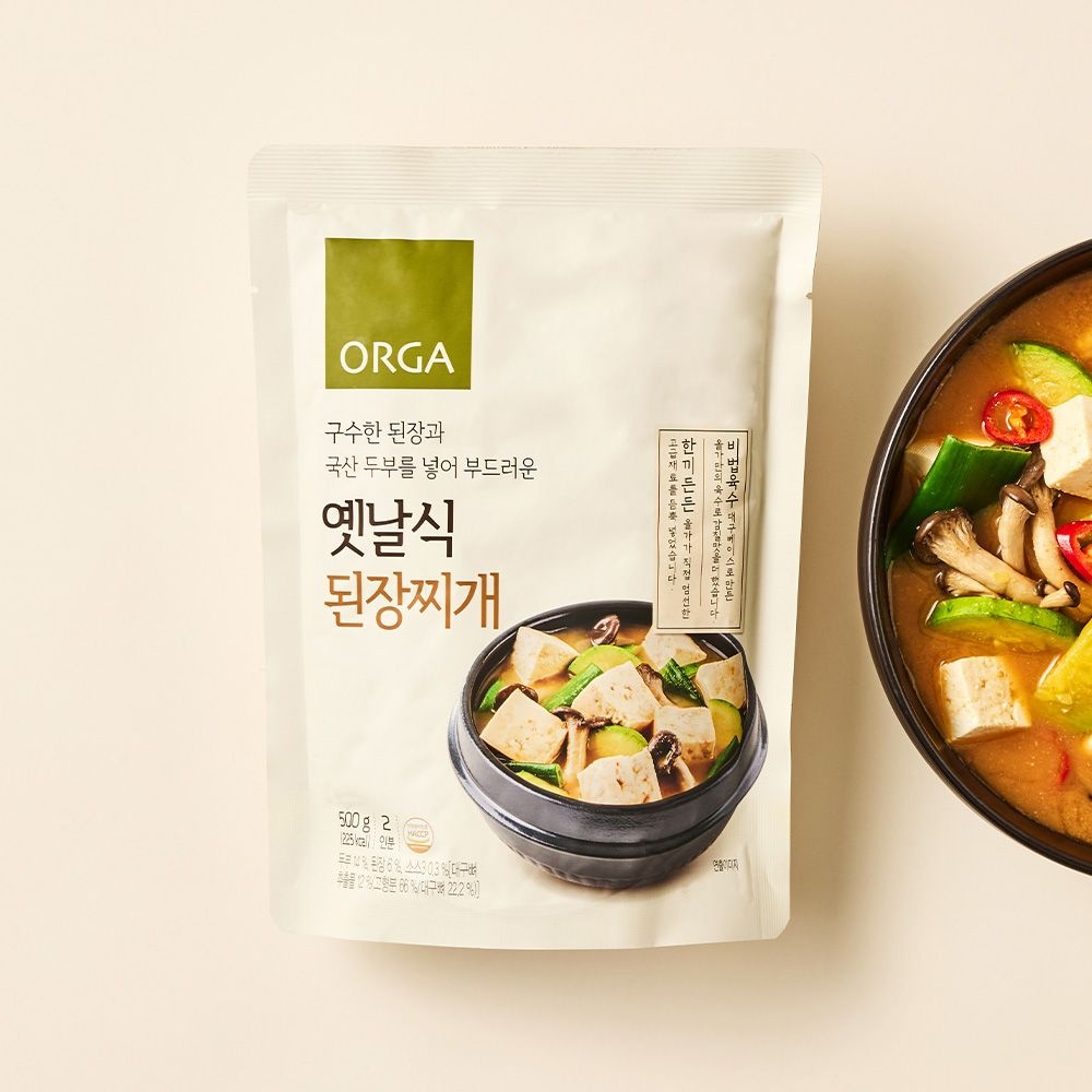 [롯데백화점] 올가홀푸드 [ORGA] 옛날식 된장찌개 (500g)