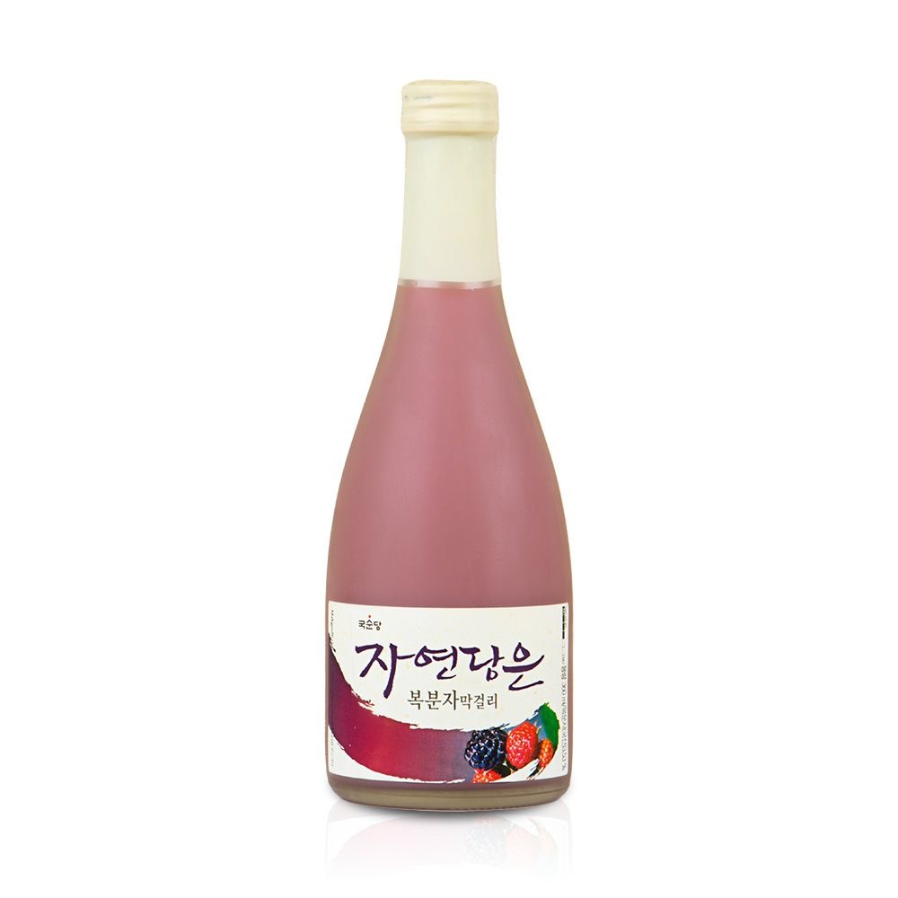 [롯데백화점] 전통주애 국순당고창명주 자연담은 복분자 막걸리 6도 360ml 살균탁주 복분자술