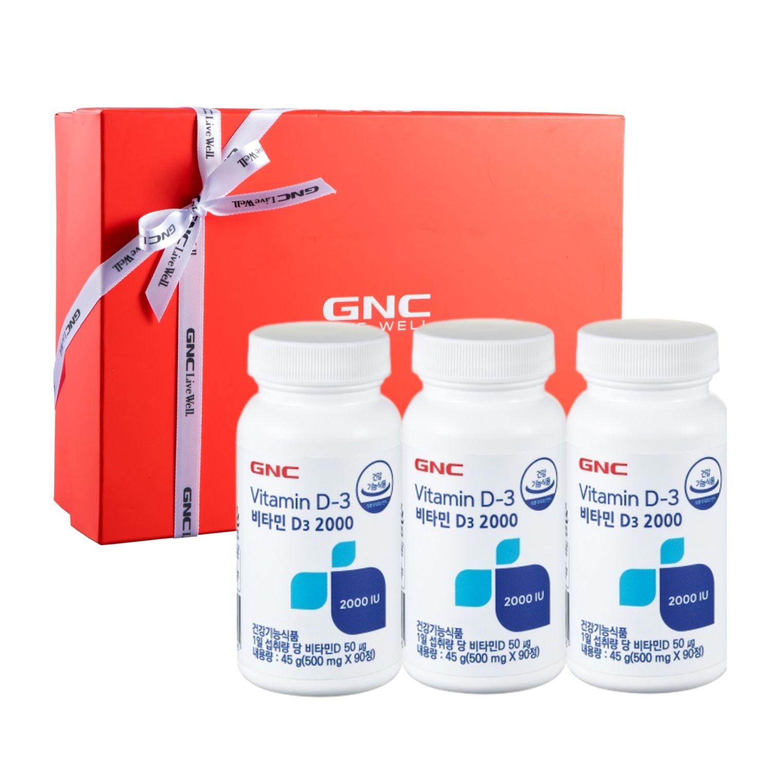 [롯데백화점] GNC [GNC] 비타민D3 2000 * 3개 세트 ( 500mg*90정 X3개 / 총270일분 )