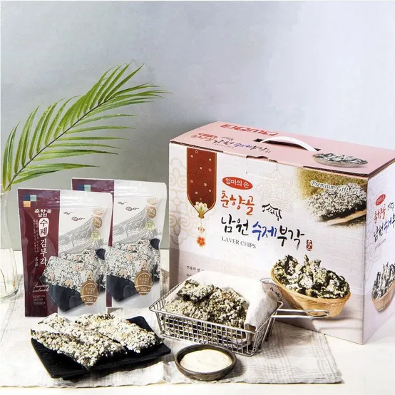 [춘향골]남원 전통 수제 김부각 선물 세트(70g x 5팩)
