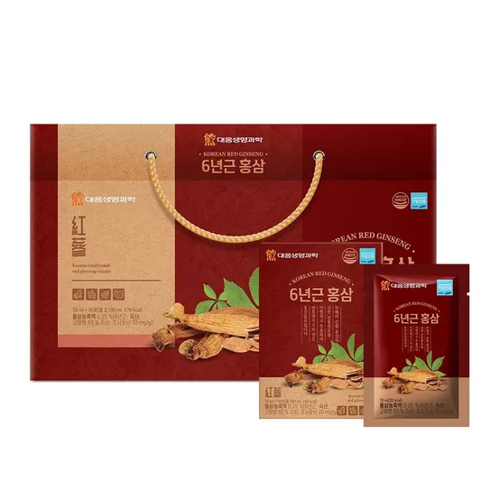 [대웅생명과학] 6년근 홍삼 70mlX30포 1세트
