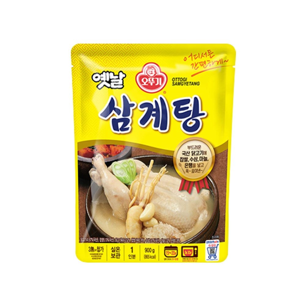 [롯데백화점] 인정식탁 오뚜기 옛날삼계탕 900g x 3팩