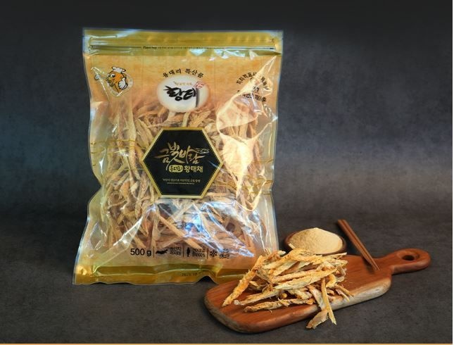 금빛바람 용대리 황태채 500g