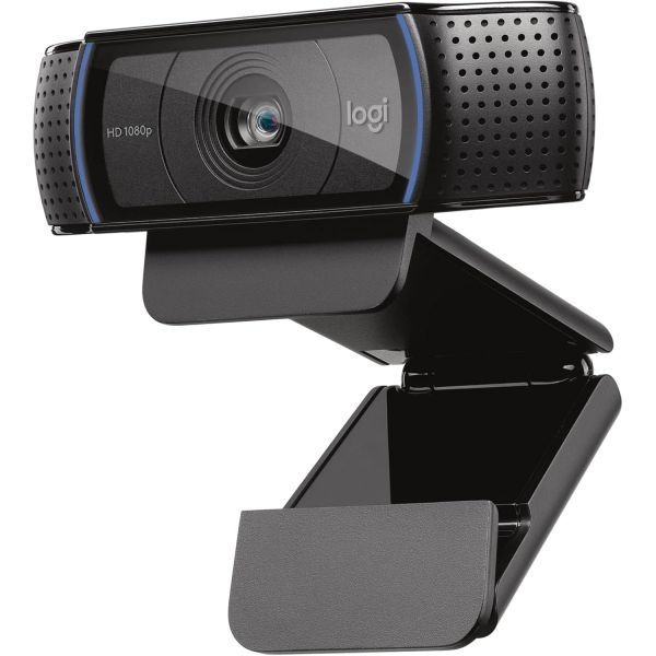 [해외] 로지텍 C920x HD Pro PC 웹캠 풀 1080p 30fps 비디오 선명한 오디오 밝기 보정 Microsoft Teams Google 구글 Meet Zoom Nintendo 닌텐