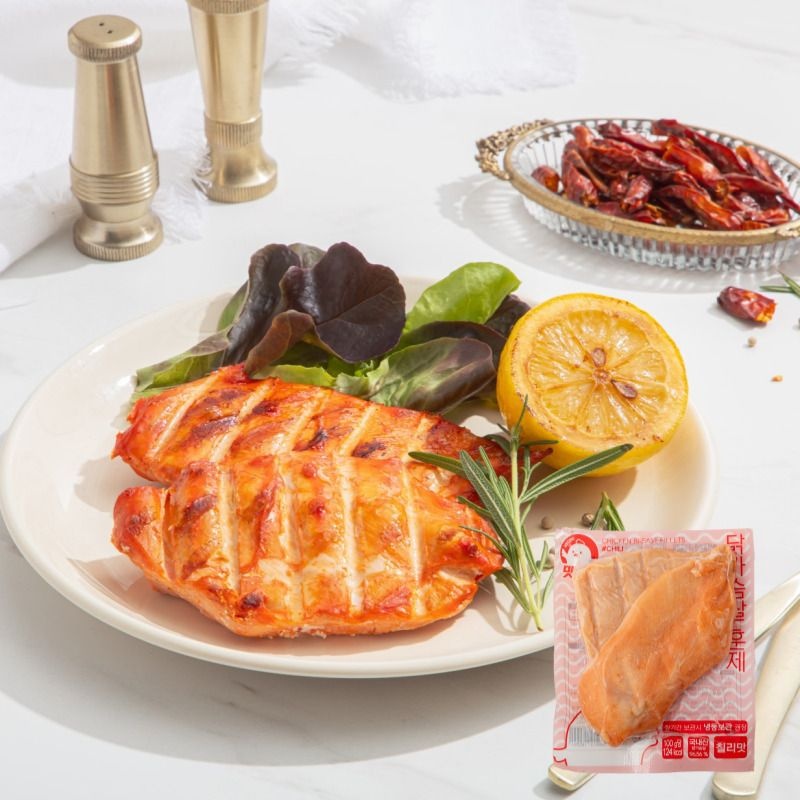 푸드원 칠리맛 훈제 닭가슴살 200gx50팩(10kg)