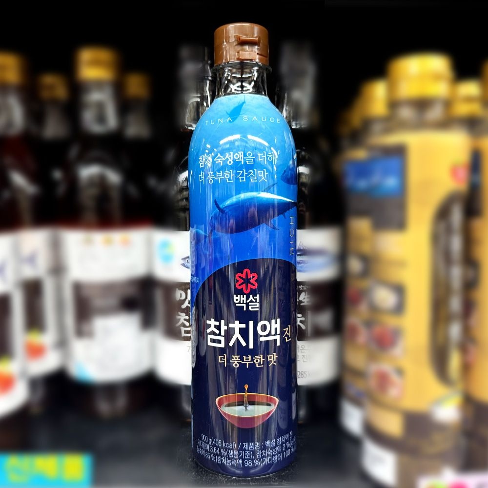 CJ제일제당 CJ 백설 참치액 진 더풍부한맛 900g 만능 육수