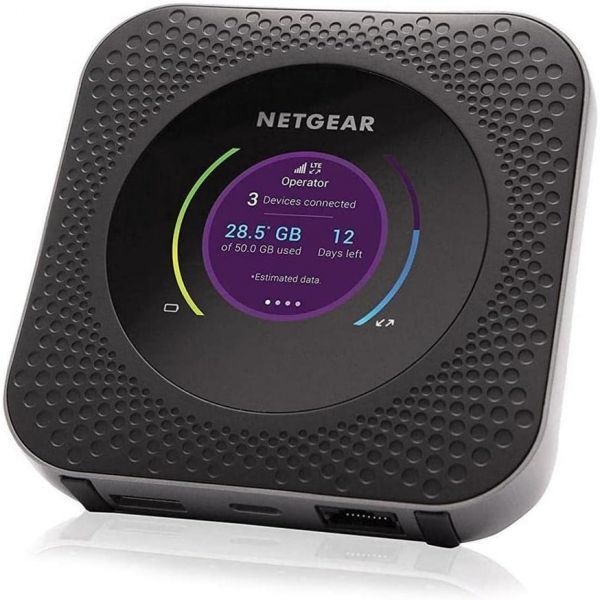 [해외] 넷기어 나이트호크 M1 4G LTE WiFi 모바일 핫스팟 MR1100 100NAS – 최대 1Gbps 속도 AT&T T Mobile 통신사와의 최적 사용 환경