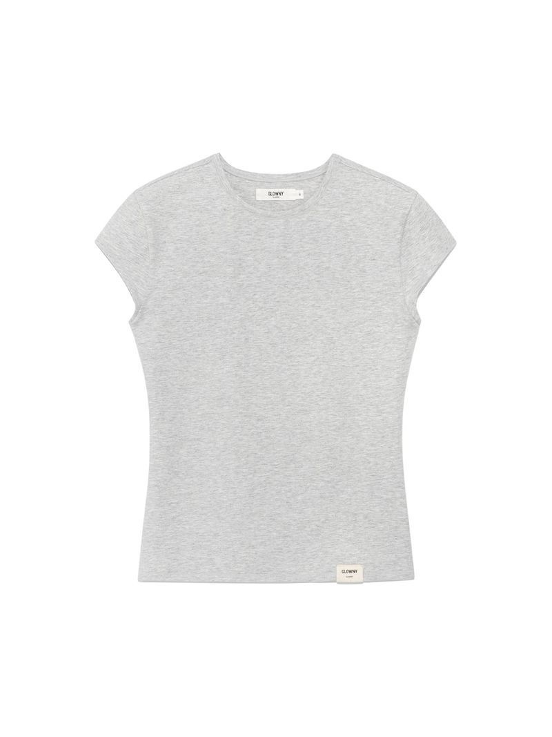 <매장정품> GLOWNY 글로니 G SLIM TEE (MELANGE GRAY) GC26SPTS004MGR 2063116