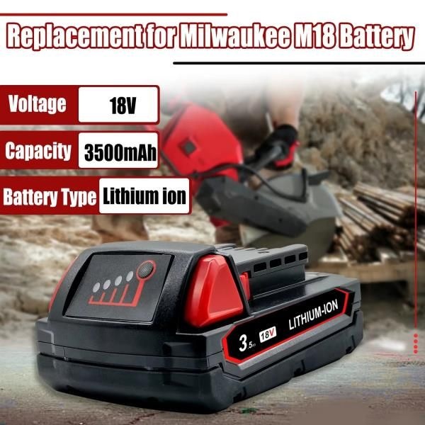 밀워키 M18 배터리 3.5Ah 18V 리튬이온 M18B5