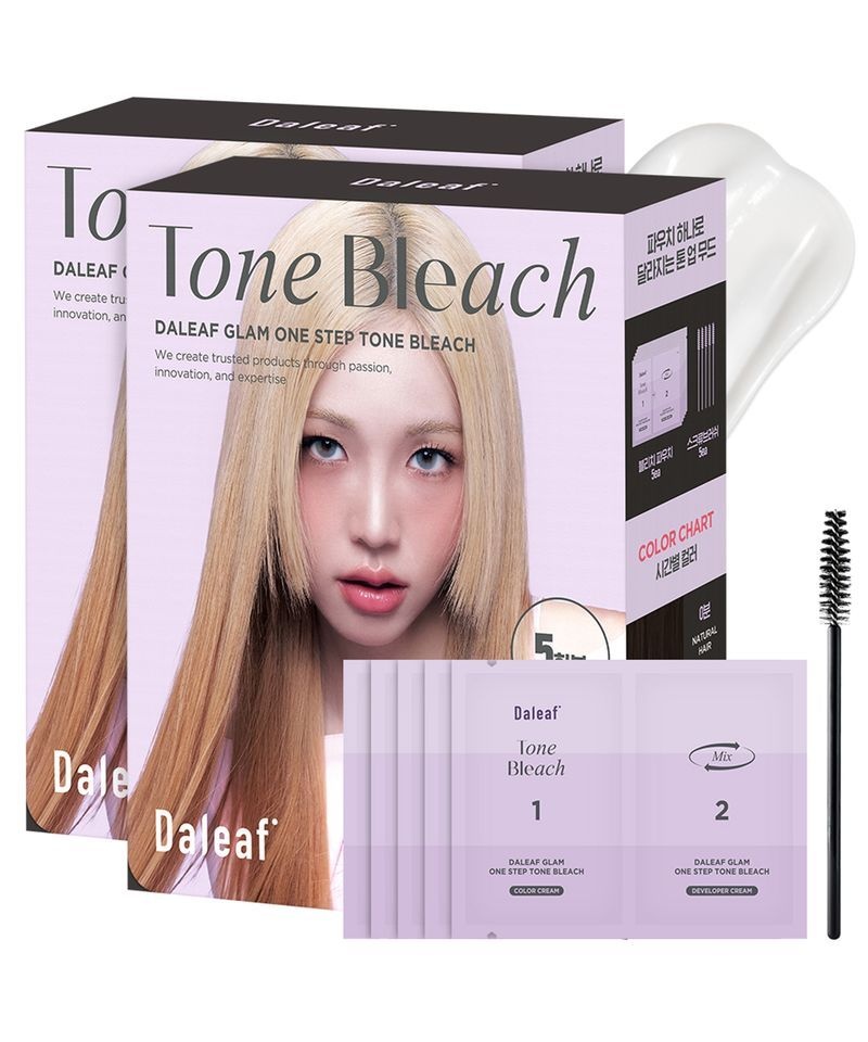 DALEAF DALEAF 글램 원스텝 톤 블리치 브로우 크림 5회분<b>x</b>2개 4199306