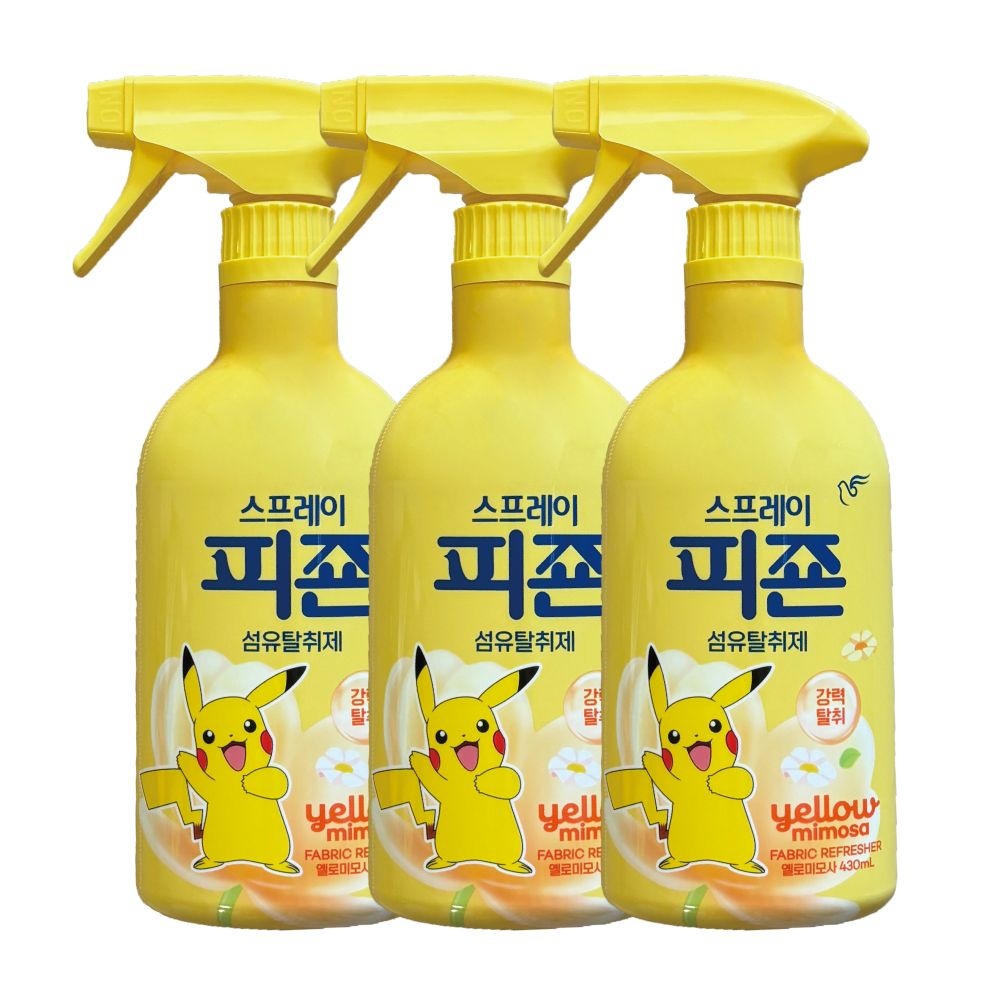 [오늘출발] 피죤 스프레이 피죤 섬유탈취제 옐로미모사 430ml x 3개