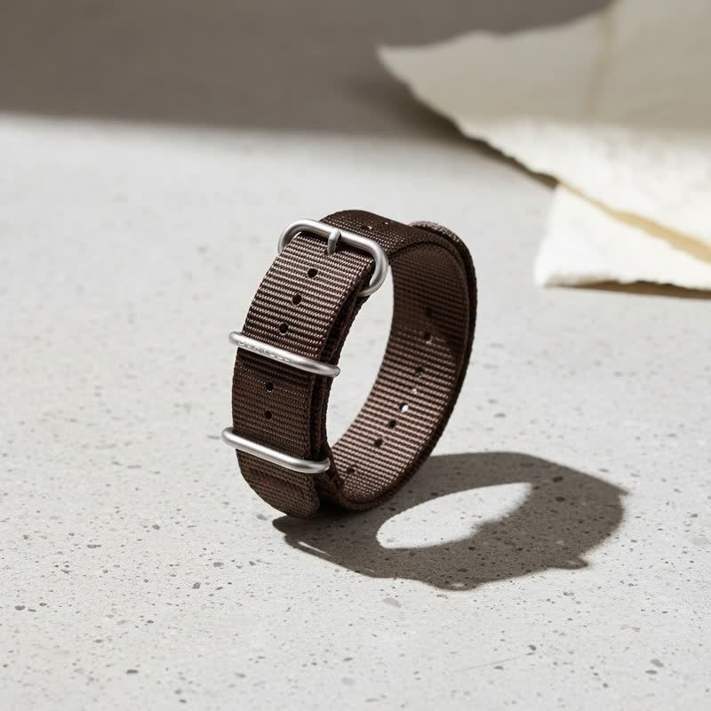 BERTUCCI 베르투치 B-TYPE 헤비듀티 나일론 나토밴드 시계줄 필드 브라운 22mm