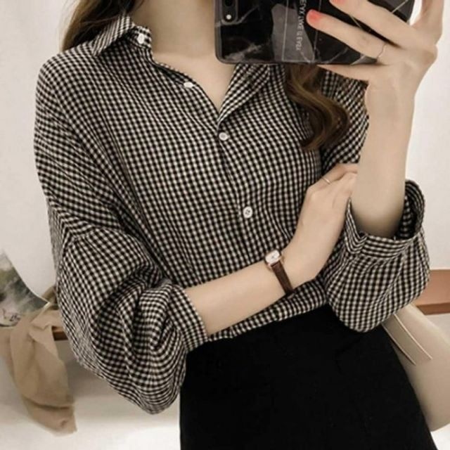 연퍼니 관계사 여대생 개강룩코디법 발랄한 플래드 스타일 오픈칼라셔츠 일상템 트렌드 추절기 내추럴룩 여성복 스타일링
