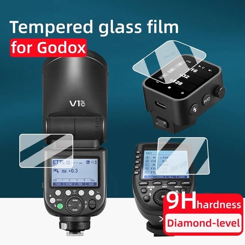 [해외] Godox iT30Pro V480 V350 V1 V1Pro V685II V850III V860III TT600 XPro X3 V100 X3Pro 9H 강화유리 액정 보호필름 1101127