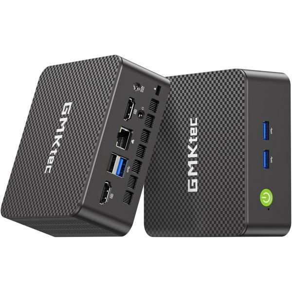 [해외] GMKtec 미니 PC N95 N100 대비 3.4GHz 8GB RAM 256GB M.2 SSD 데스크탑 컴퓨터 VESA 마운트 포함 사무실 가정 비즈니스용 HTPC Proxm