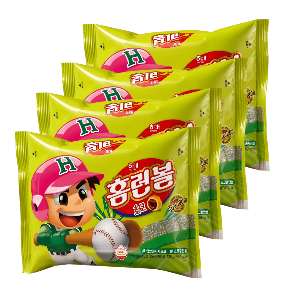 [오늘출발] 해태음료 해태  홈런볼 128g x 4개