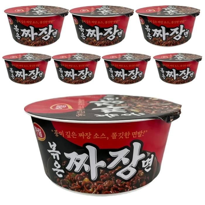 하림 볶은 짜장면 컵 107g 8개