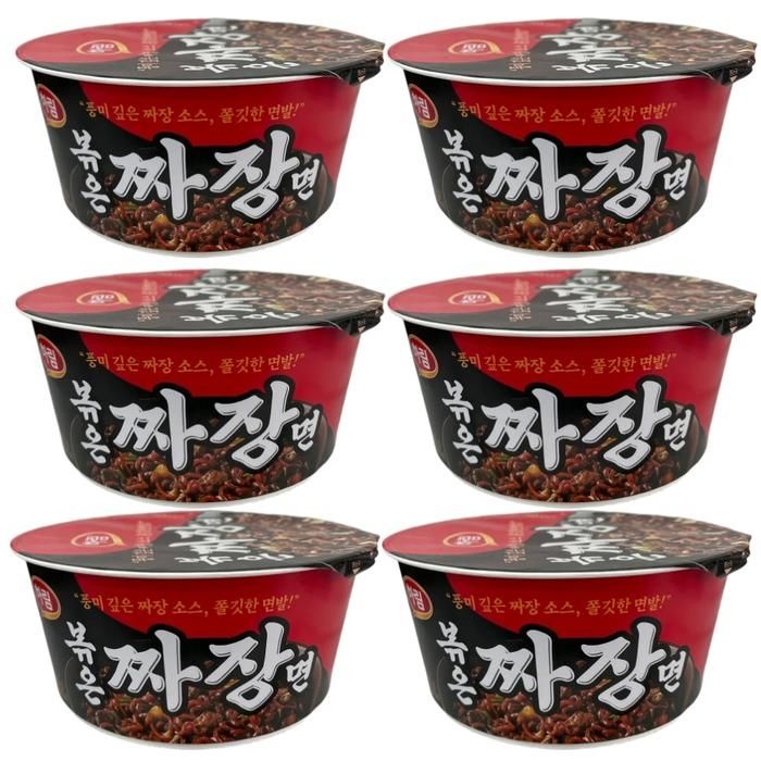 하림 볶은 짜장면 컵 107g 6개
