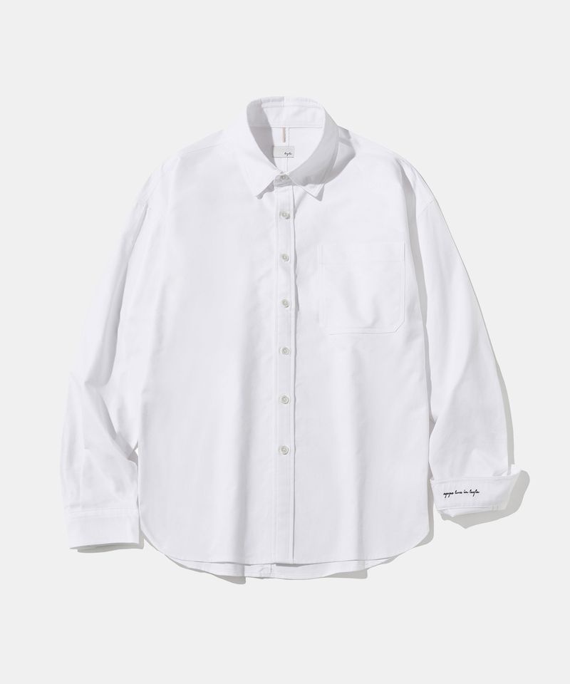 DIAMOND LAYLA Semi Over fit Essential Oxford Normal Shirt S1751 D25SSSH1751WH 3706123