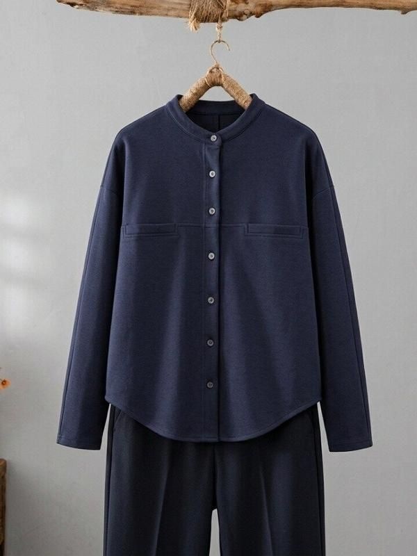[소무무]단정한 밴드넥 절개 자켓 S26CJK155