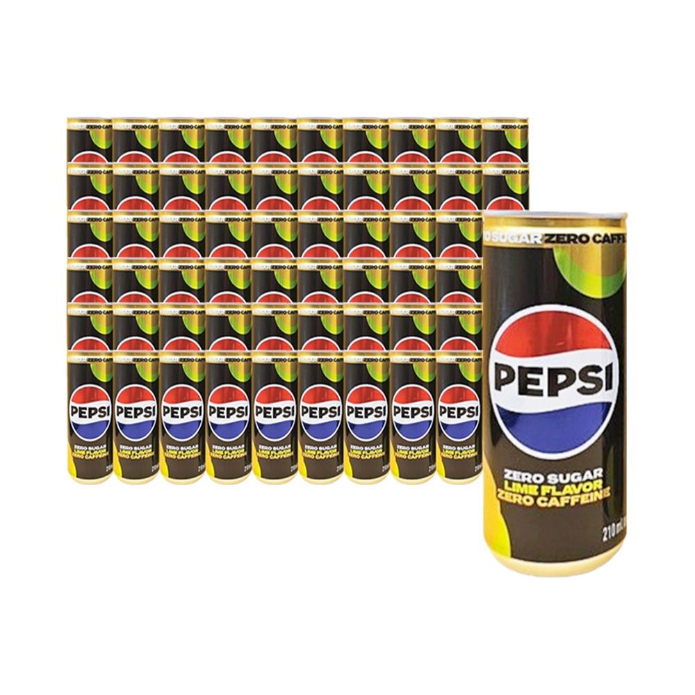롯데 펩시 콜라 제로 라임 제로 카페인 210ml x 60캔