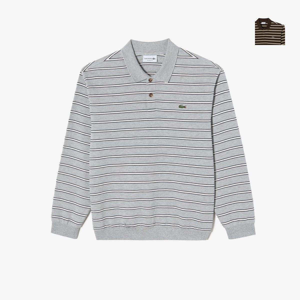 라코스테 26FW 남성 스트라이프 폴로형 스웻셔츠 SH271E-56N 2컬러 택1 82U710 72C583